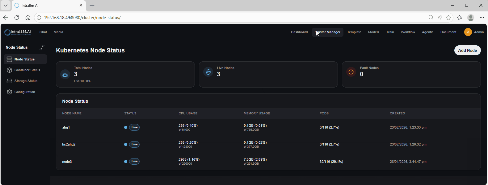 cluster manager